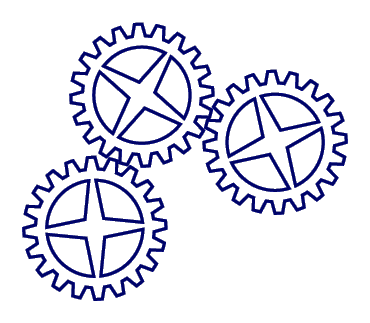 Rotating Gears representing IQ